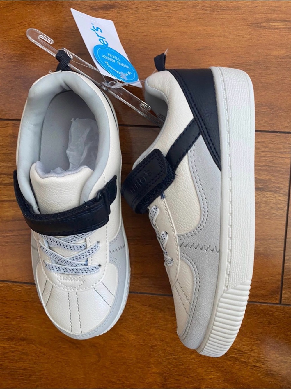 New boys Carter's Sz 12 shoes White